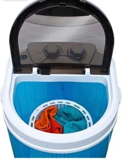 Mini-lader, Wasmachine, Met Centrifuge, Campingwasmachine Tot 3 Kg, Klein En Handig Met Draaggreep [Energieklasse B] -Campingwinkels 926x1200 4