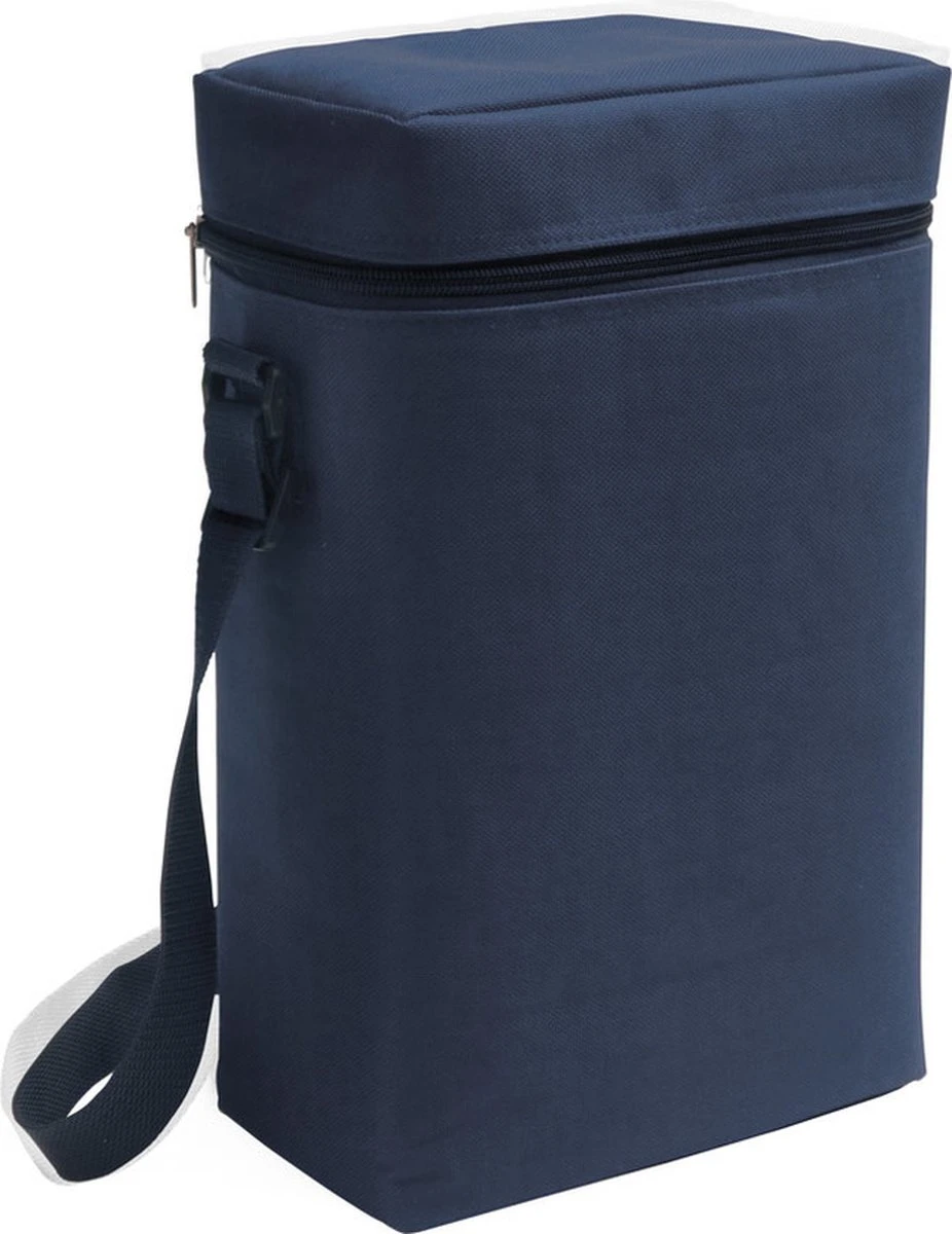 Merkloos Kleine Koeltas Voor Flessen Blauw 19 X 34 X 10 Cm 6 Liter - Koeltassen 1 Merkloos Kleine Koeltas Voor Flessen Blauw 19 X 34 X 10 Cm 6 Liter - Koeltassen