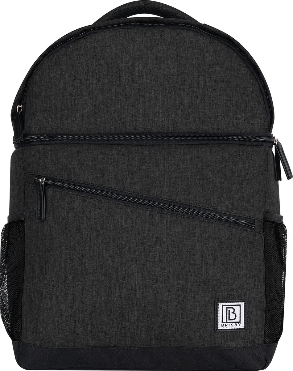 Brisby 4 Laags Geïsoleerde Koeltas Rugzak - 25 Liter - Met Handige Vakken Voor Bestek En Essentials - Waterafstotend Materiaal - Zwart 2 Brisby 4 Laags Geïsoleerde Koeltas Rugzak - 25 Liter - Met Handige Vakken Voor Bestek En Essentials - Waterafstotend Materiaal - Zwart - Image 2