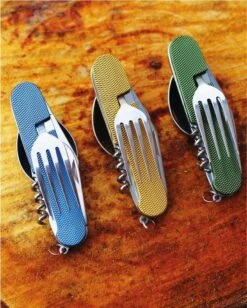 Merkloos Bestek - All -In-One Vork / Lepel / Mes / Flesopener/ Tirbuson - Blauw -Campingwinkels 961x1200 3