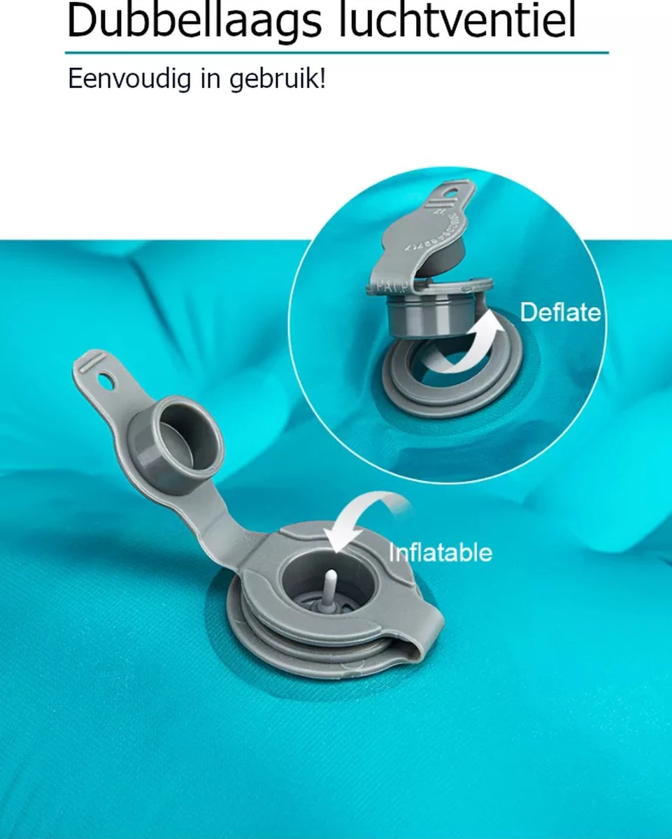 Naturehike® 3D Luchtmatras Premium - Comfortabel R-waarde 2.0 - Extra Dikke Slaapmat - Luchtbed Kamperen - Opblaasbaar Matras - Lichtgewicht - Outdoor - Camping 11 Naturehike® 3D Luchtmatras Premium - Comfortabel R-waarde 2.0 - Extra Dikke Slaapmat - Luchtbed Kamperen - Opblaasbaar Matras - Lichtgewicht - Outdoor - Camping - Afbeelding 11