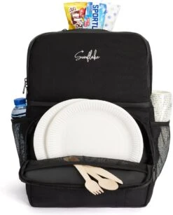 Sunflake Koeltas Rugzak (28L) - Geschikt Voor 16 Blikjes - Lunchtas Voor Dames En Heren - Zwart 13 Sunflake Koeltas Rugzak (28L) - Geschikt Voor 16 Blikjes - Lunchtas Voor Dames En Heren - Zwart -Campingwinkels 966x1200 4