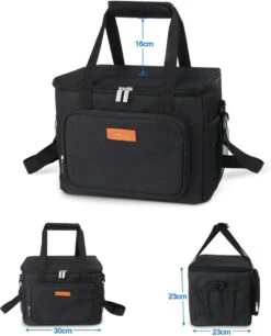 Lunchtas - Koeltas Voor Dames En Heren - Cool Bag - 4 Laags Geïsoleerde Koeltas - Kleine Cooler - Lunch Box - Lunchtas 15 Liter- Zwart 12 Lunchtas - Koeltas Voor Dames En Heren - Cool Bag - 4 Laags Geïsoleerde Koeltas - Kleine Cooler - Lunch Box - Lunchtas 15 Liter- Zwart -Campingwinkels 969x1200 4